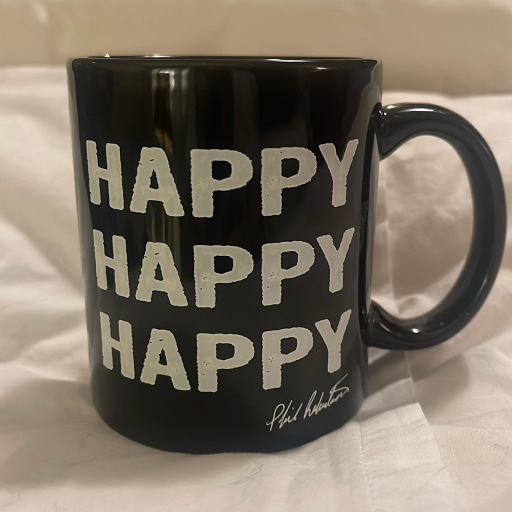 Duck Dynasty Phil Robertson Happy Happy Happy Mug Black